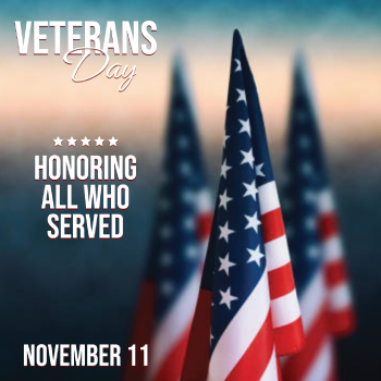 Honoring our military veterans. Happy Veteran's Day from Team Sawbones.