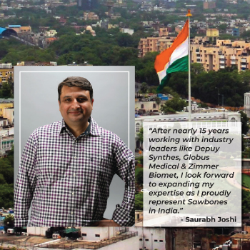 Sawbones Team Spotlight - Saurabh Joshi, Sales Manager India